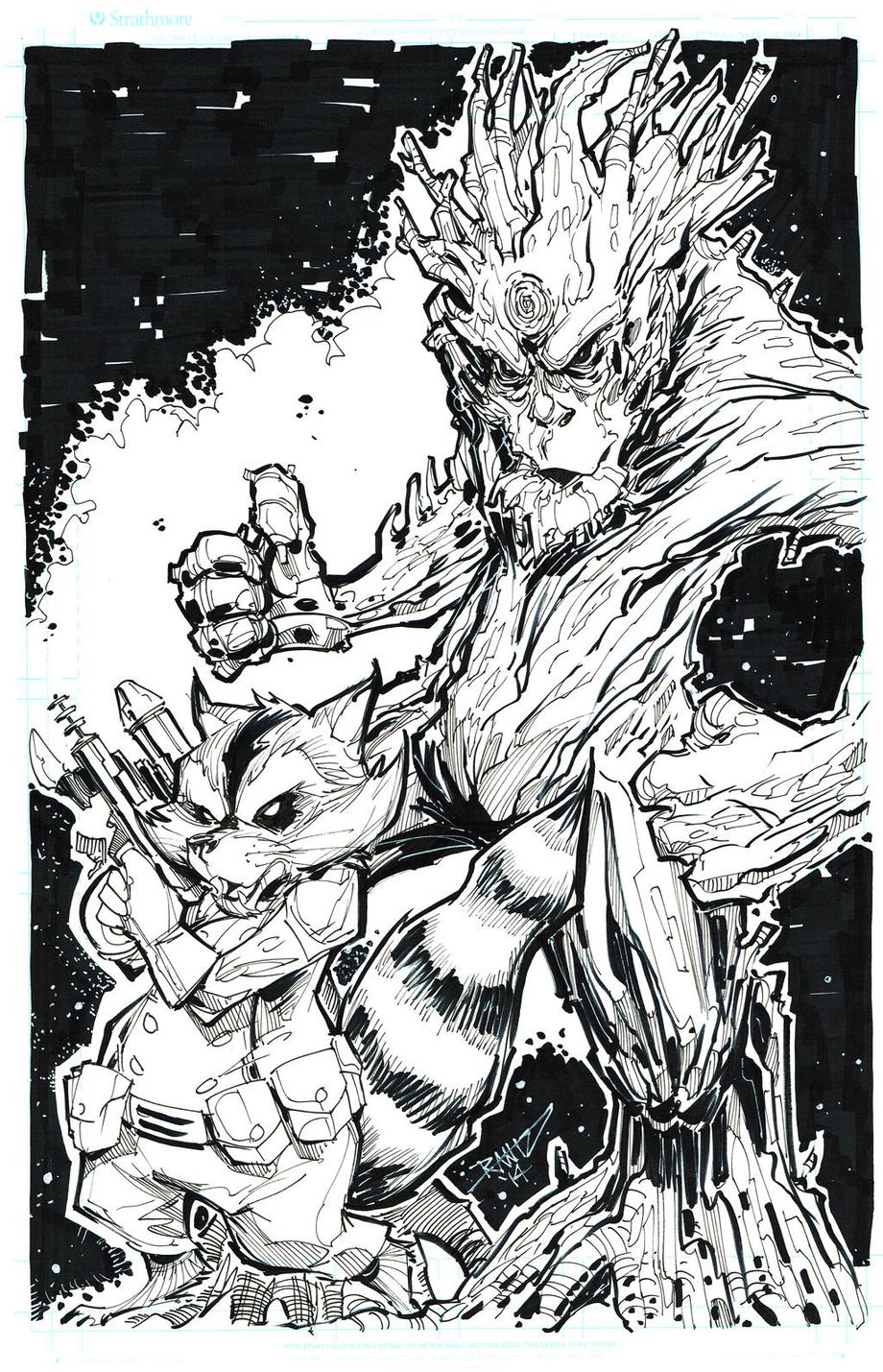 Rocket And Groot by rantz