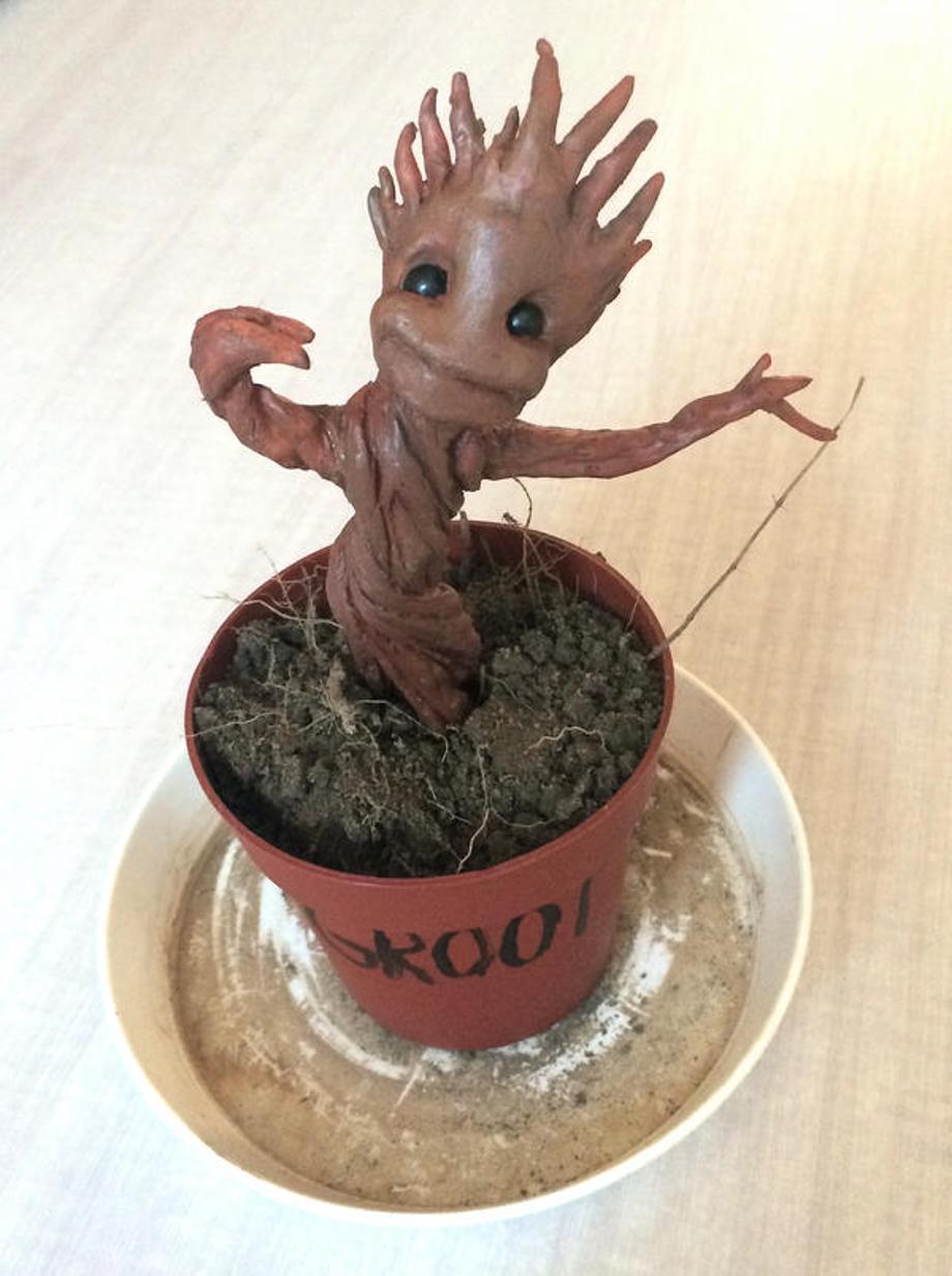 Baby Groot Sculpture by Mirish
