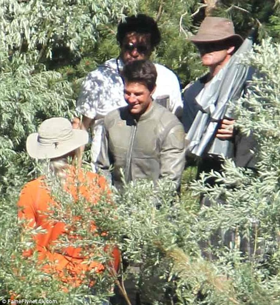 Cruise of the Jungle: Tom looked happy enough as he talked to crew members