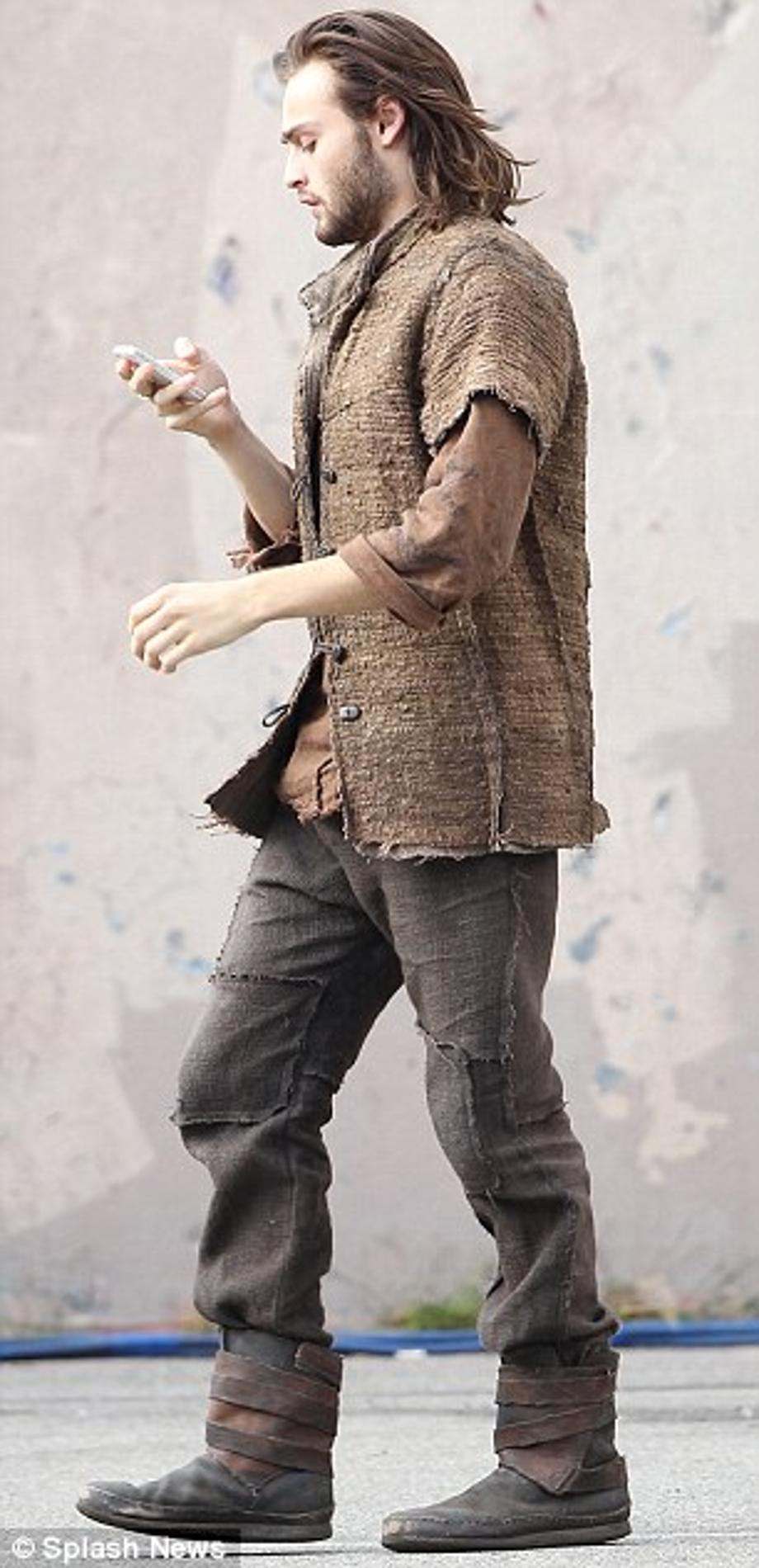 Love interest: Douglas Booth stars as Noah's son Shem, who Emma's character Ila is in love with