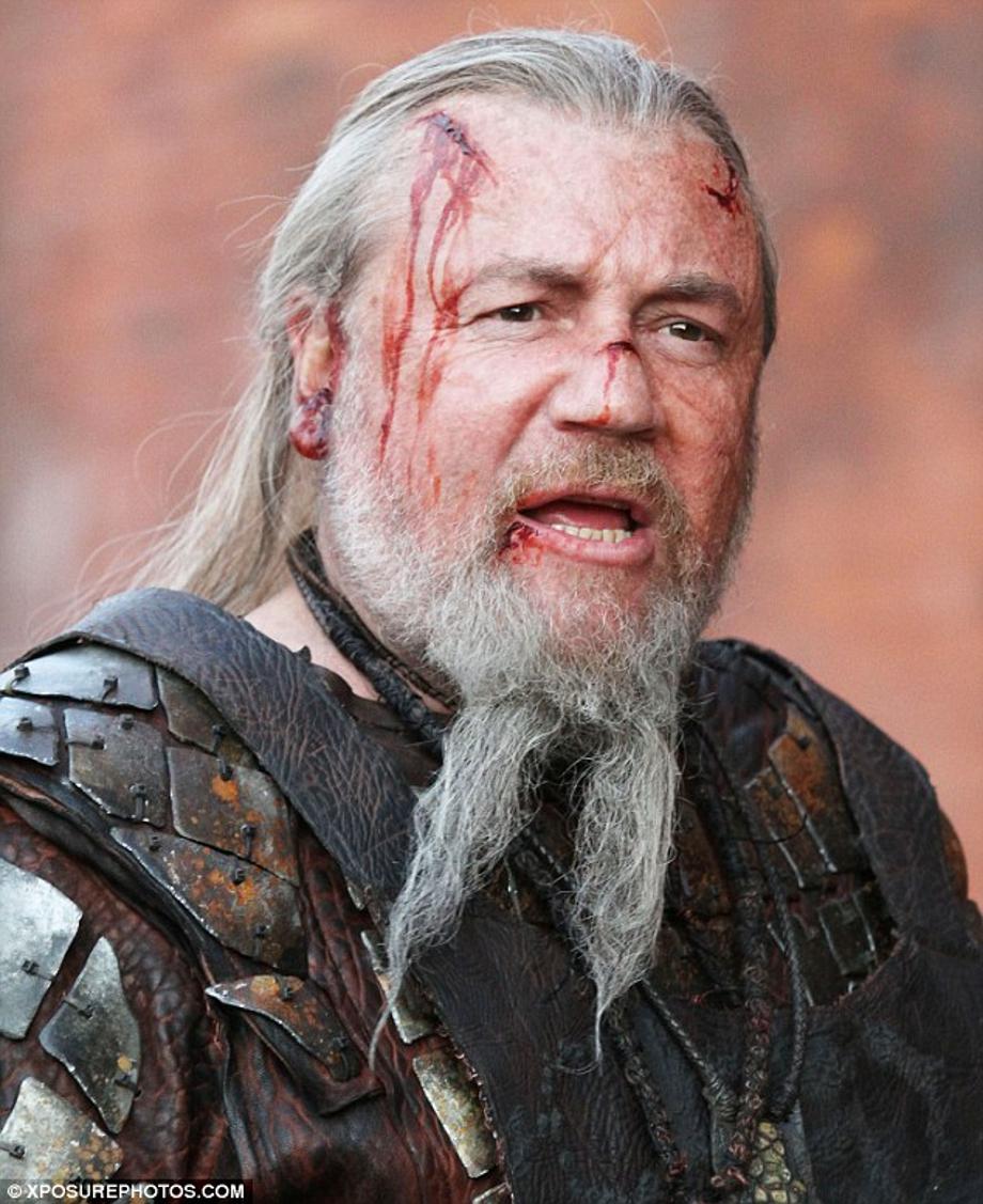 He's got that rugged look: The actor looks pretty banged up ... but it's only for his latest film role