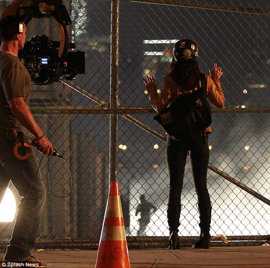 So close, yet so far: Megan looked like she wanted to join in