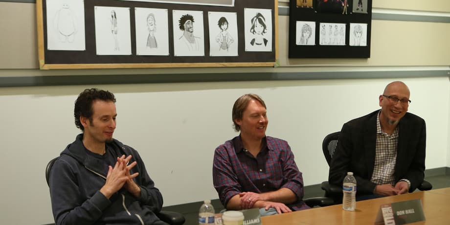 Big Hero 6 Film Makers - Don Hall, Chris Williams and Roy Conli