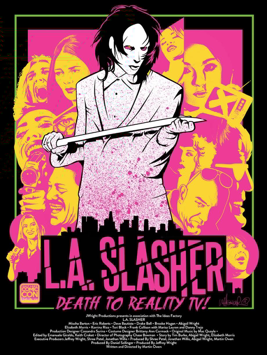 LA Slasher Salt Lake Comic Con Poster