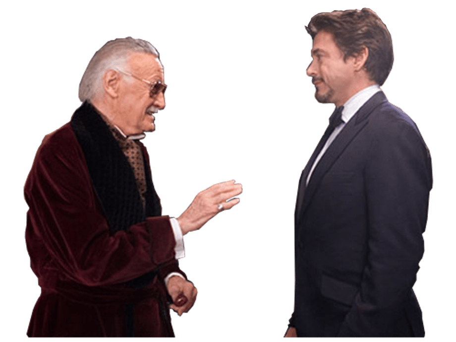 Stan Lee Iron Man cameo png