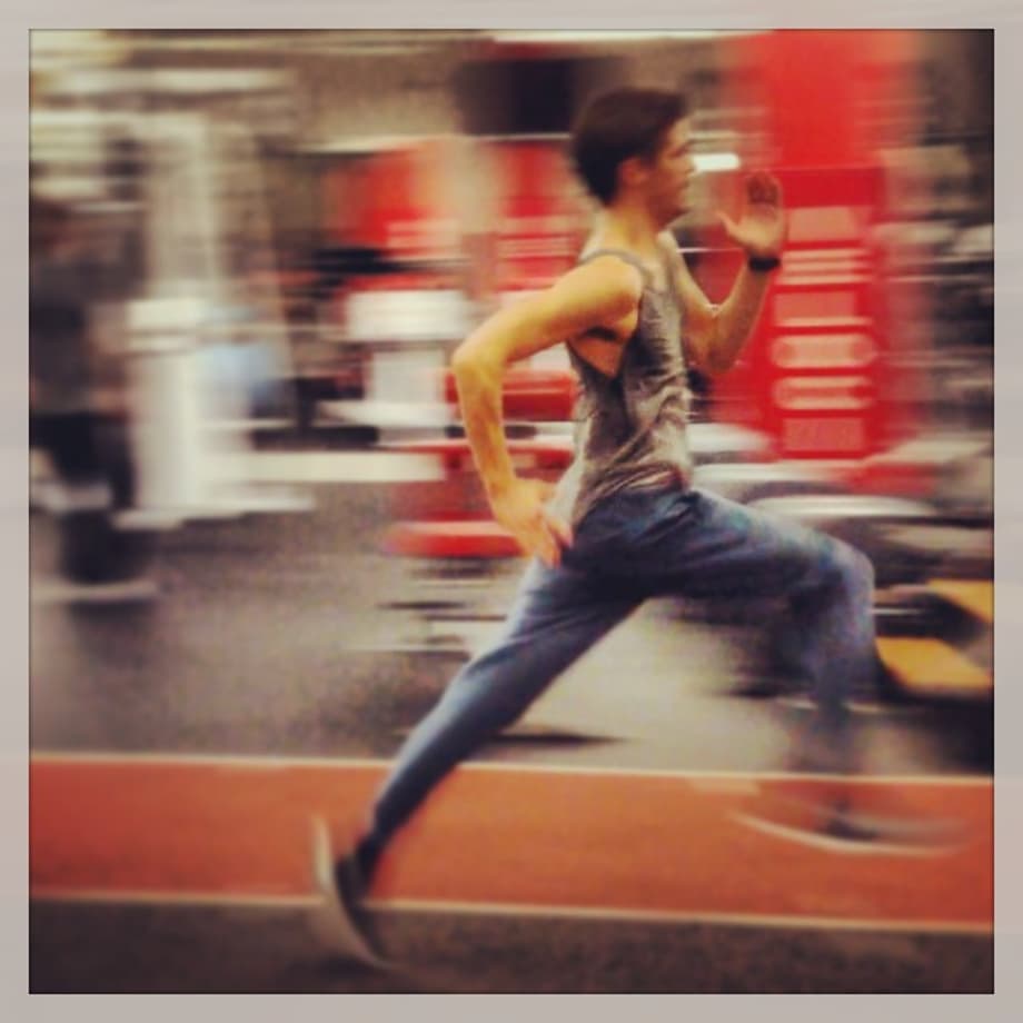 Grant Gustin training to be The Flash