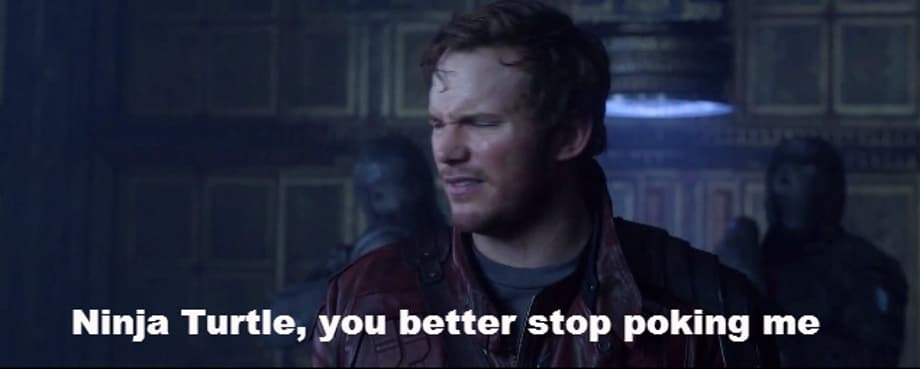 Quill: Ninja Turtle you better stop poking me