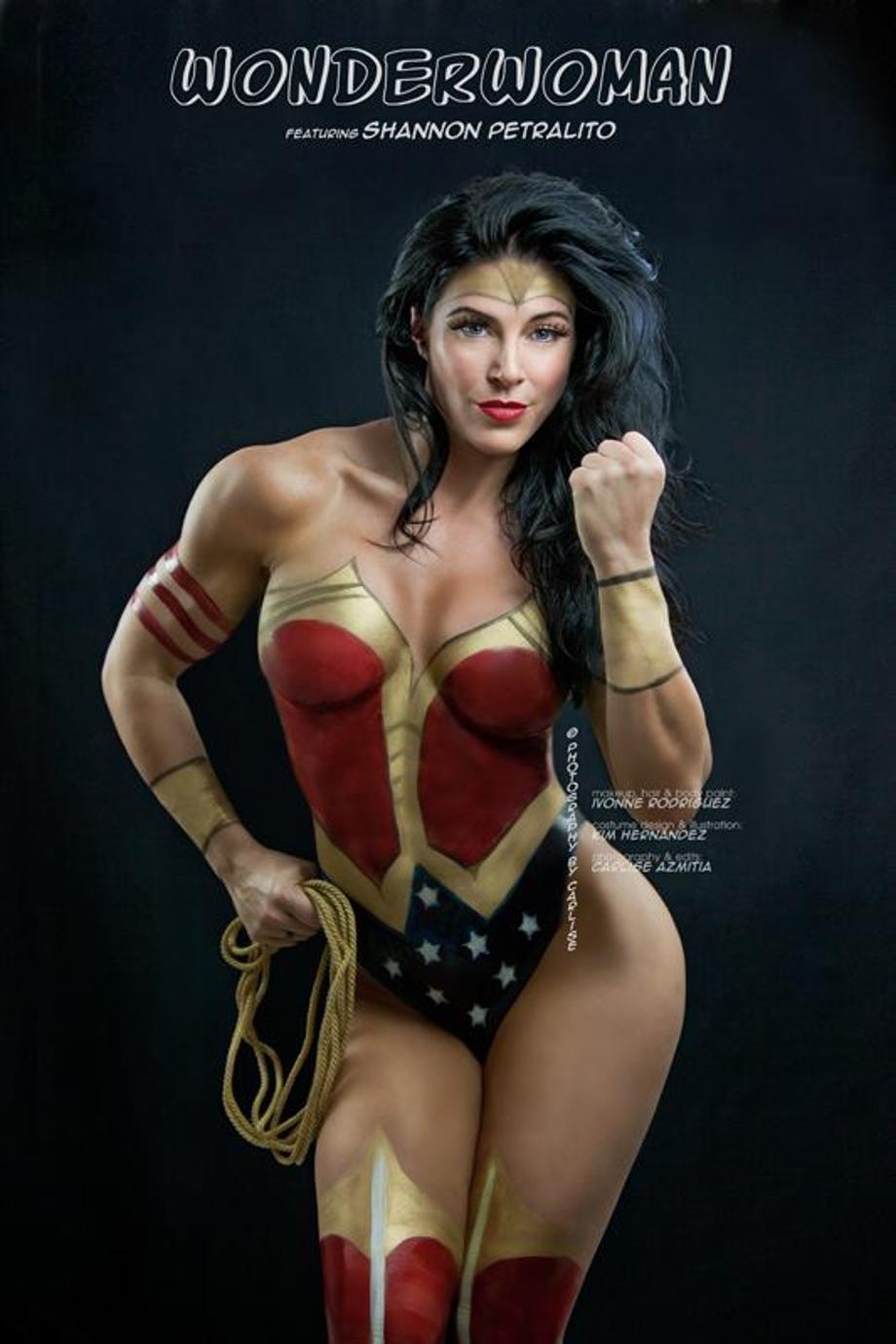 Wonder Woman Body Paint