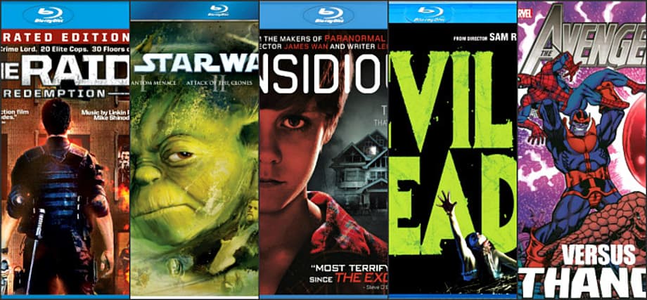 Blu-ray sale The Avengers Star Wars The Evil Dead Insidious