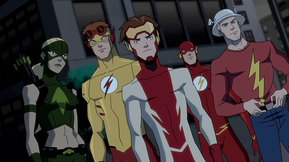 Young Justice entire Flash family
