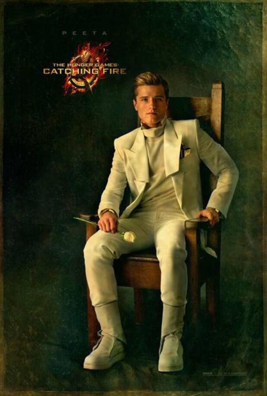 Hunger Games Catching Fire Peeta poster