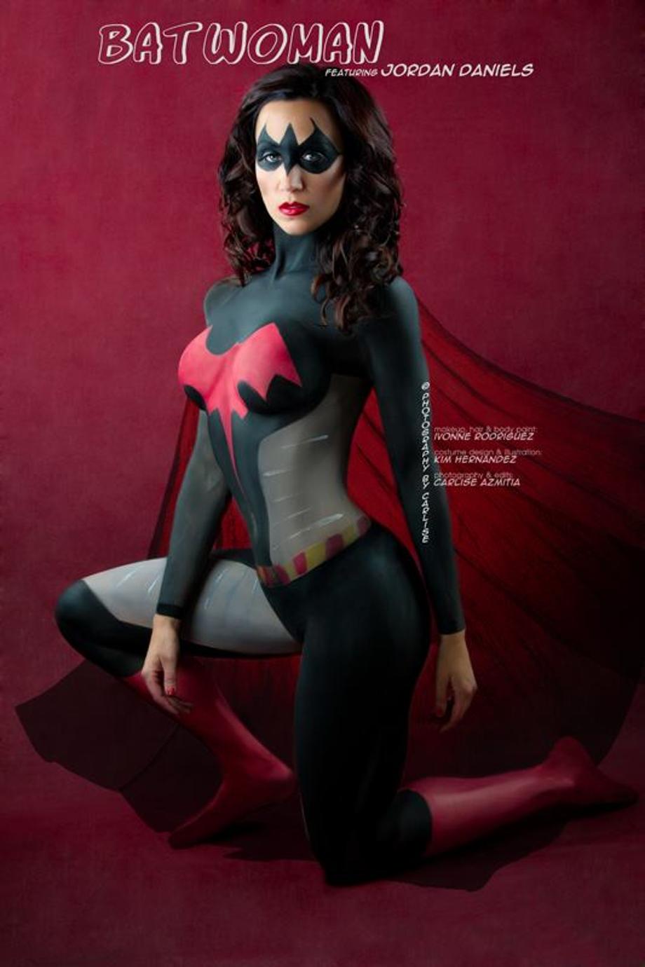 Batwoman Body Paint