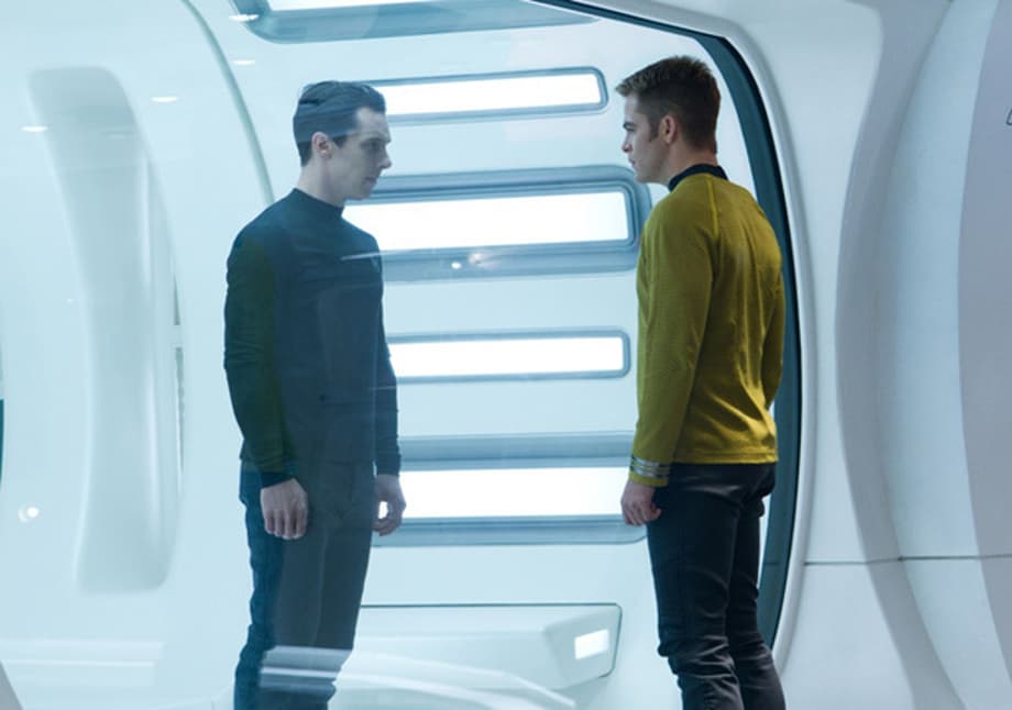 Chris Pine & Benedict Cumberbatch In 'Star Trek Into Darkness'