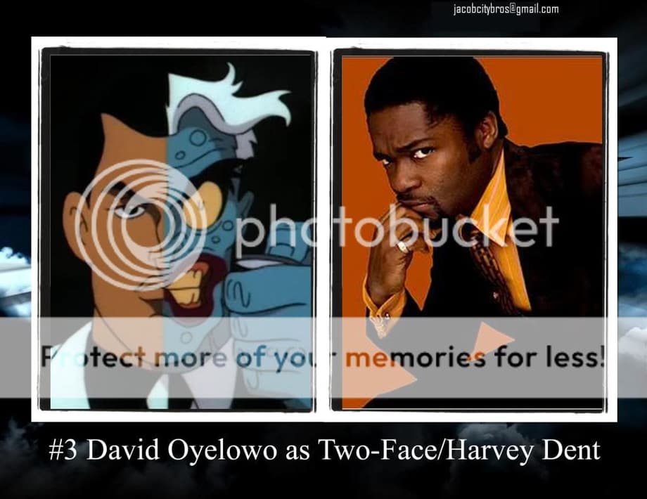 #3-8 David Oyelowo as Harvey Dent