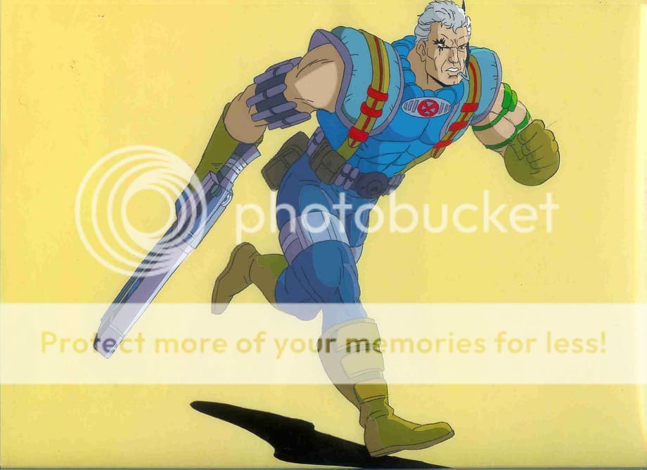 cable x-men animation cel Pictures, Images and Photos