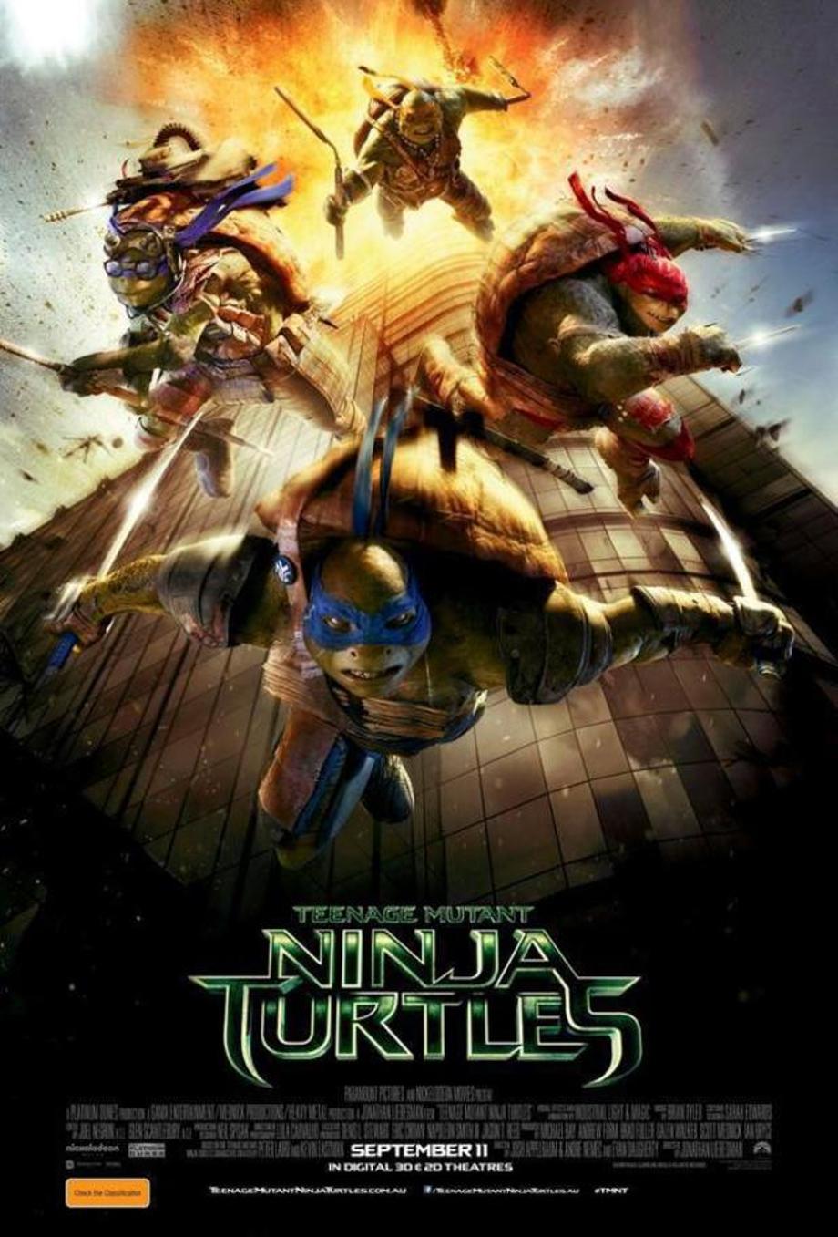 Teenage Mutant Ninja Turtles poster 9/11
