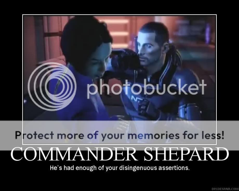 Commander Shepard Demotivator Pictures, Images and Photos