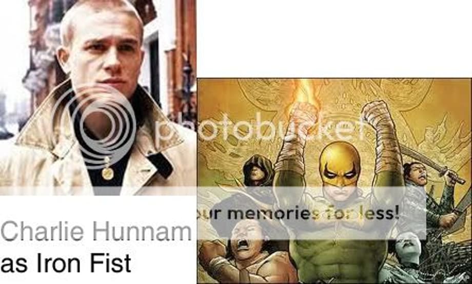 Charlie Hunnam as Iron Fist