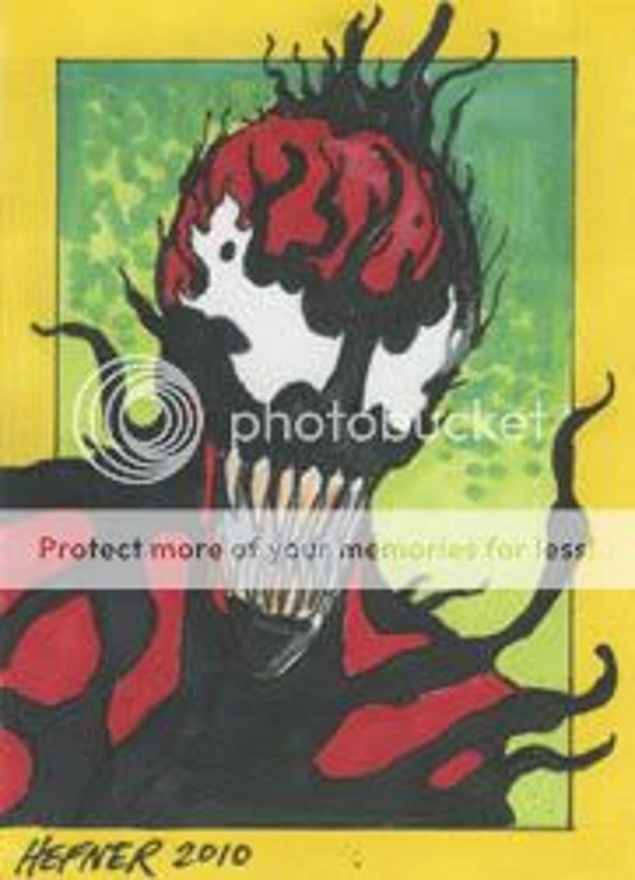 Carnage Sketch Card by Hal Hefner Pictures, Images and Photos