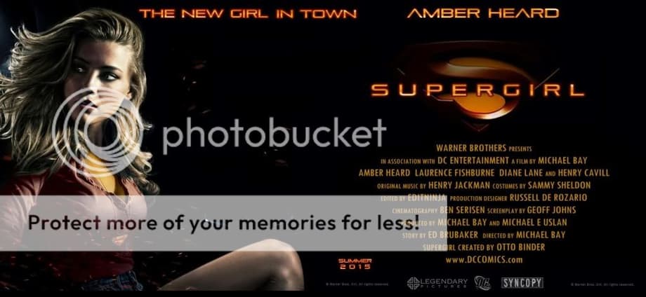 Amber Heard As Supergirl Movie Cast Banner By EditNinja, Amber Heard As Supergirl Movie Cast Banner By EditNinja