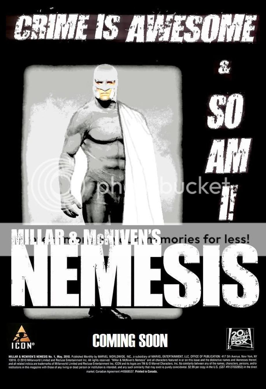 Millar and McNivens Nemesis Movie Poster01 By EditNinja
