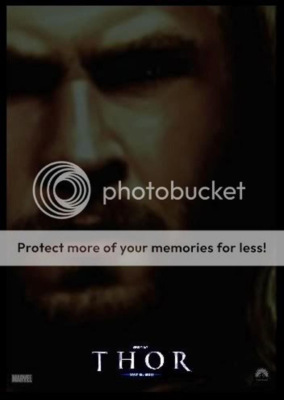 THOR Custom Movie Poster Dark Contrast By EditNinja