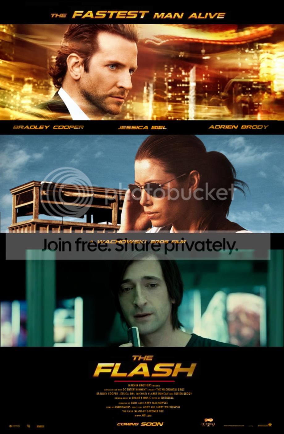 The Flash Movie Poster Bradley Cooper 003 By EditNinja