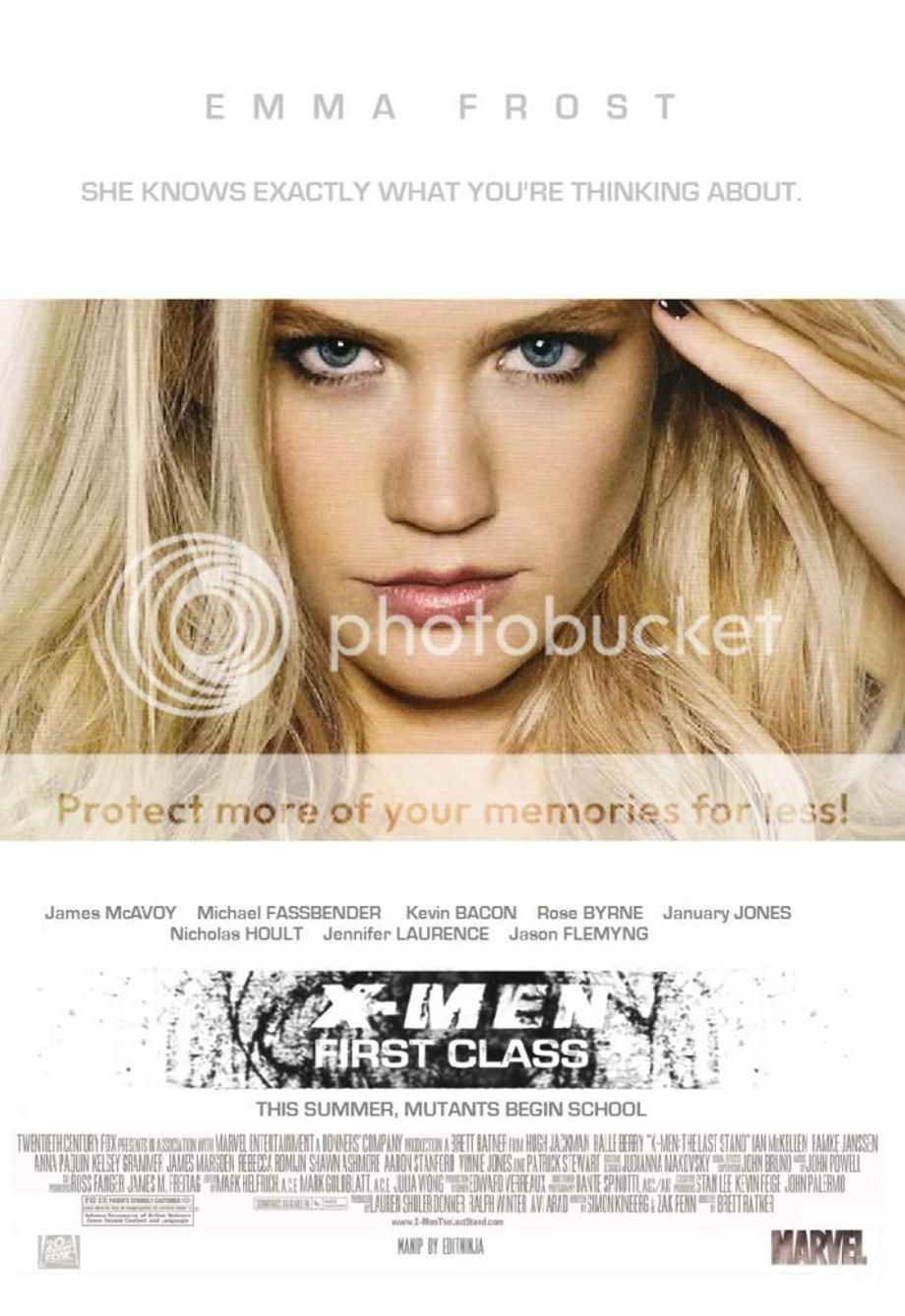X-MEN First Class Poster 30 Emma Frost By EditNinja