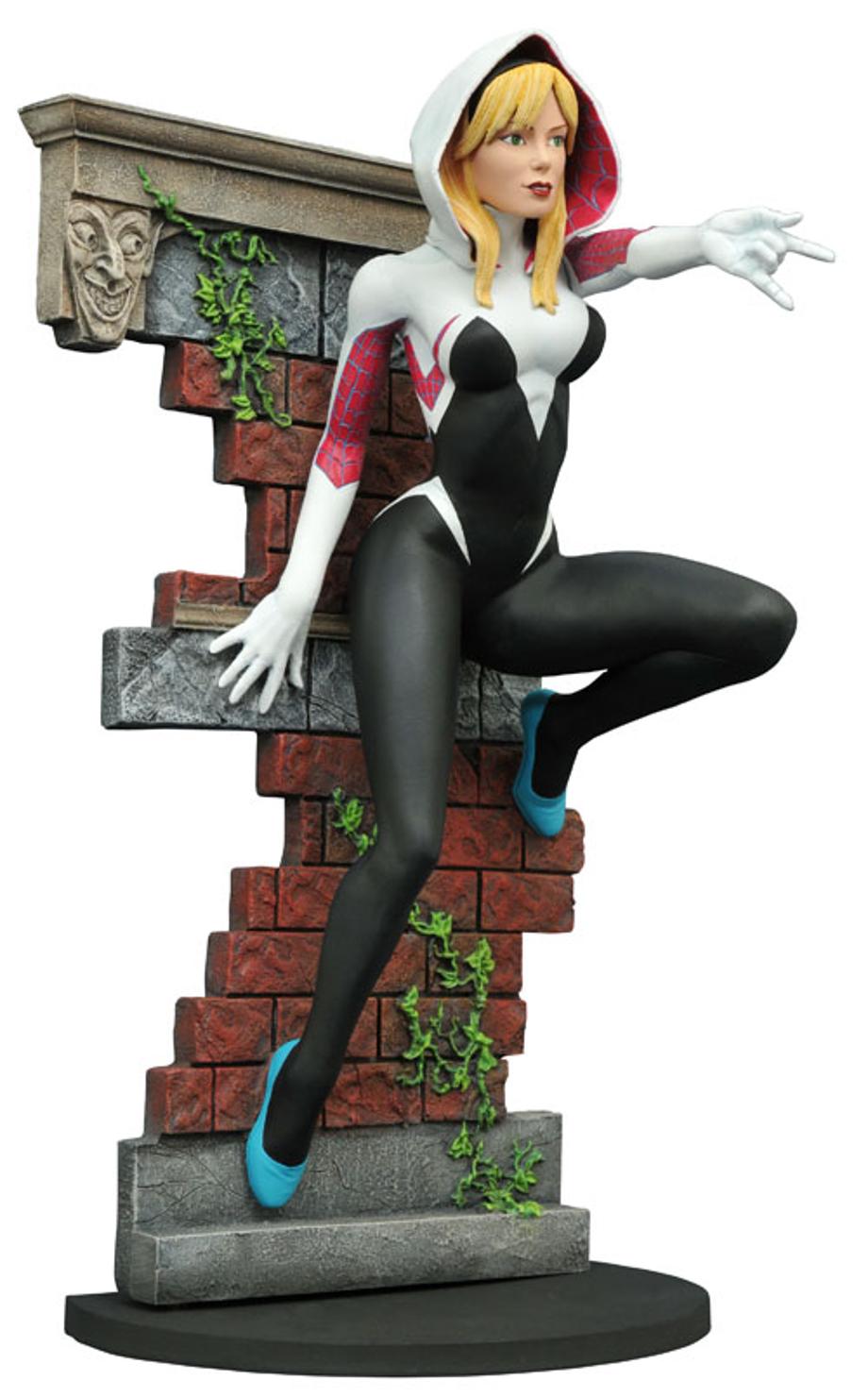 SDCC16 MARVEL GALLERY SPIDER GWEN UNMASK PVC FIG
