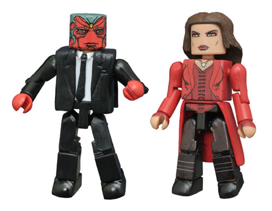SDCC16 MARVEL MINIMATES VISION SCARLET WITCH 2PK