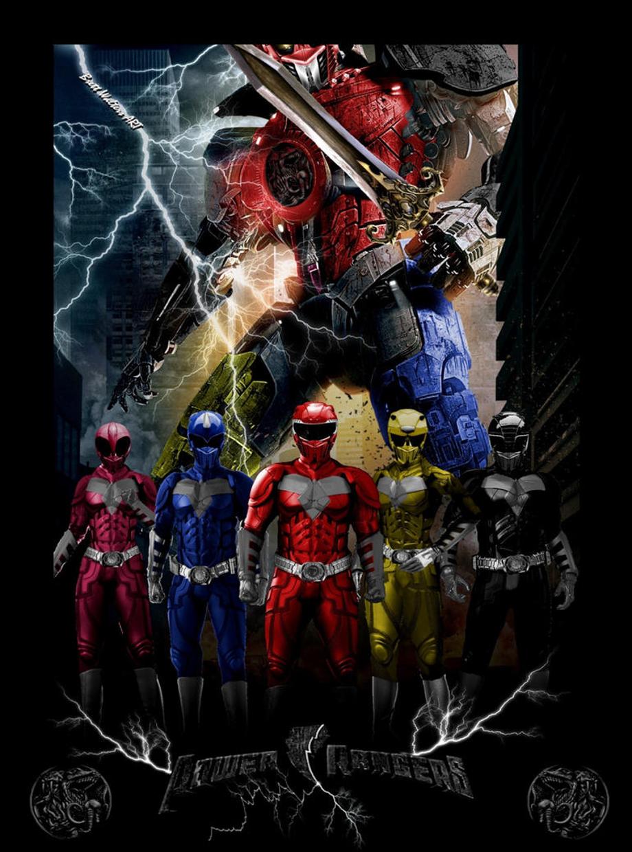 Power Rangers Movie Poster 1 by GeekTruth64