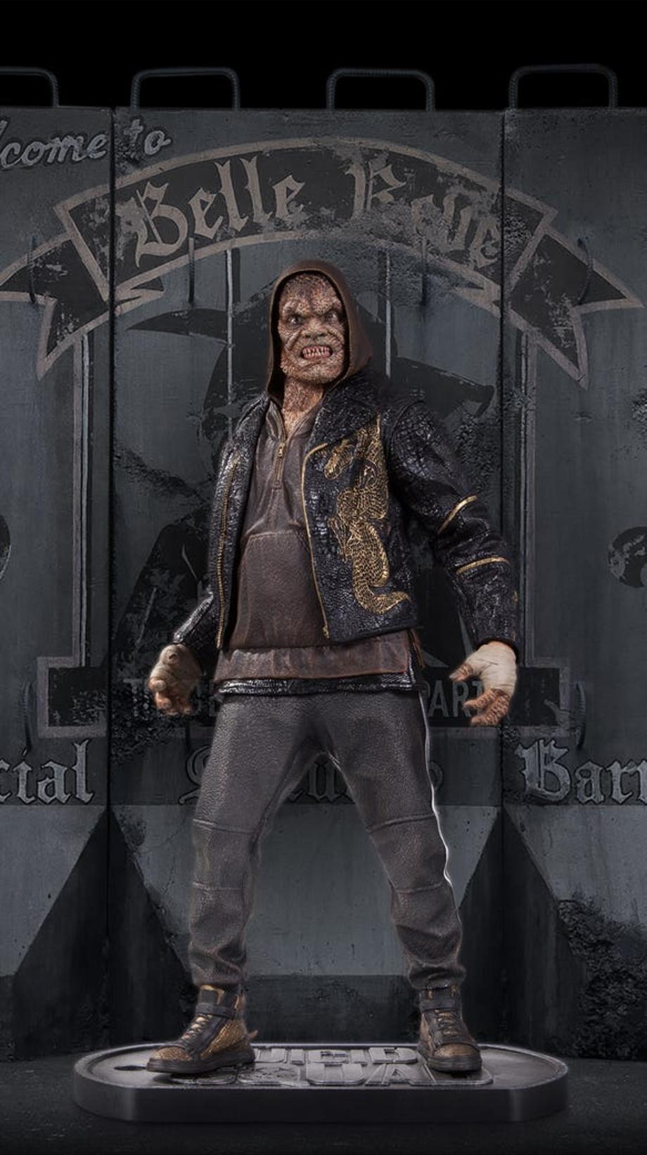 Killer Croc statue, sculpted by Alterton.