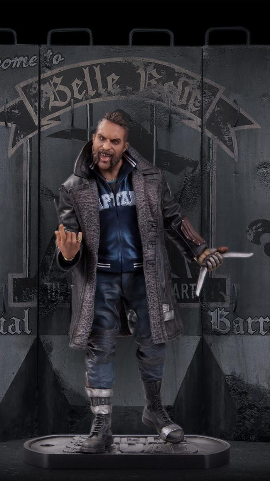 Captain Boomerang, sculpted by Adam Ross.