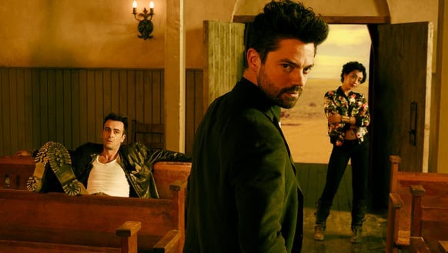 Joseph Gilgun as Cassidy, Dominic Cooper as Jesse Custer,
