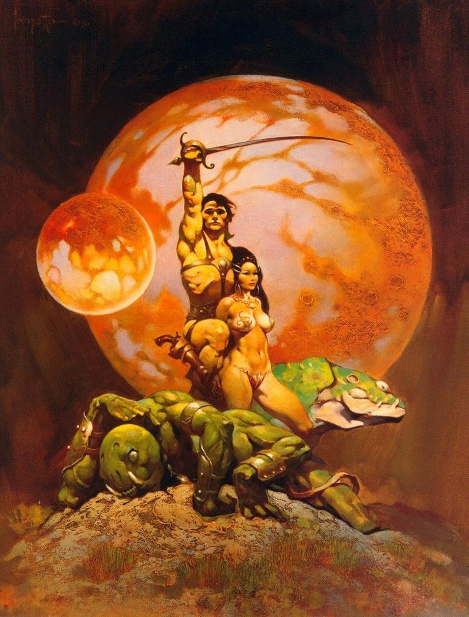 John Carter of Mars by Frank Frazzetta