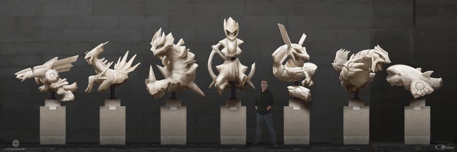 More statues for the museum depiction some deific Pokemon. 