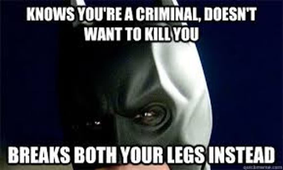 Image result for batman doesnt kill