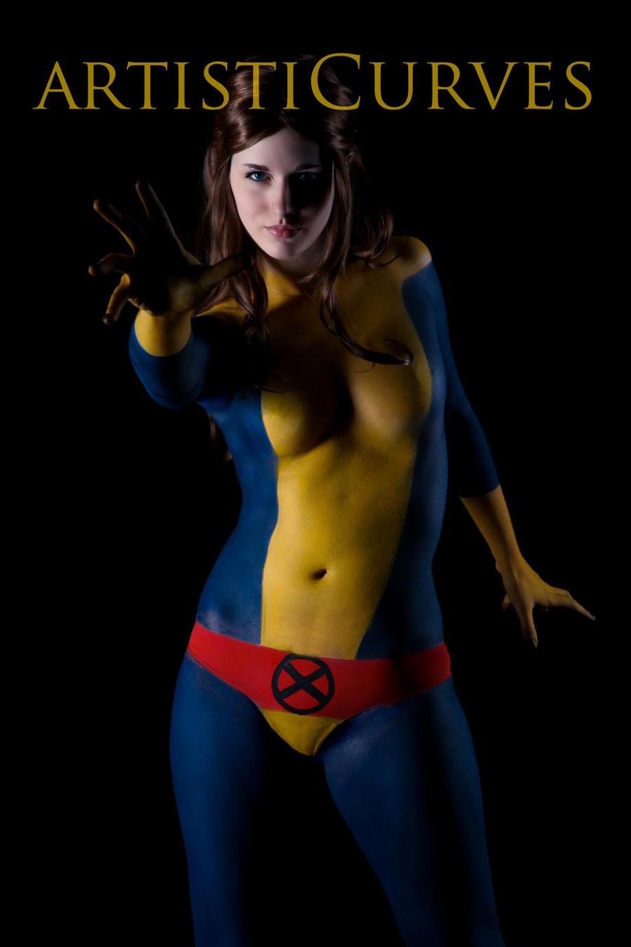 COSPLAY Body Paint: Featuring Kitty Pryde, Silk Spectre II, Mystique & Wonder Woman