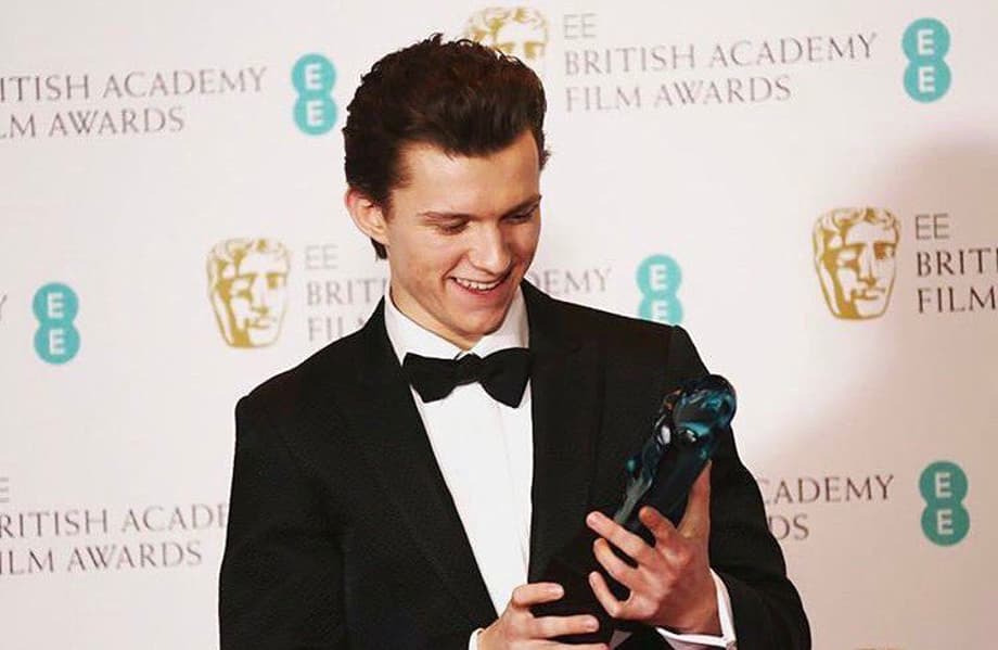 SPIDER-MAN: HOMECOMING Star Tom Holland Wins Rising Star At The BAFTA Film Awards