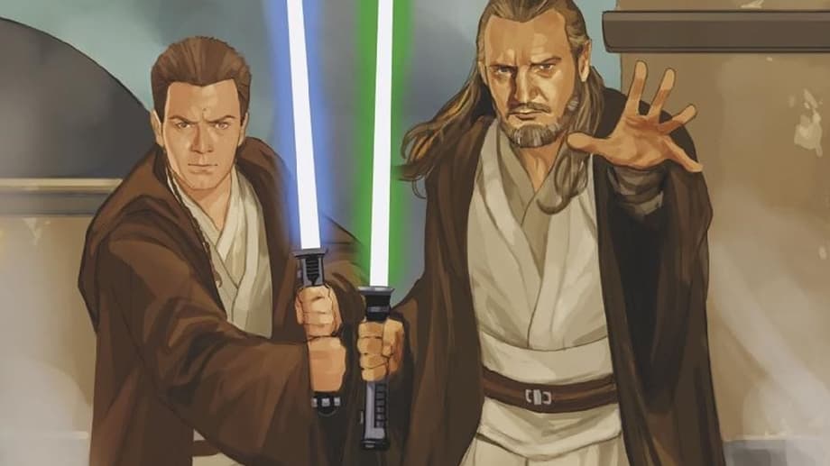 STAR WARS: George Lucas Scrapped Plans For A Bombshell Obi-Wan And Qui-Gon Twist In THE PHANTOM MENACE