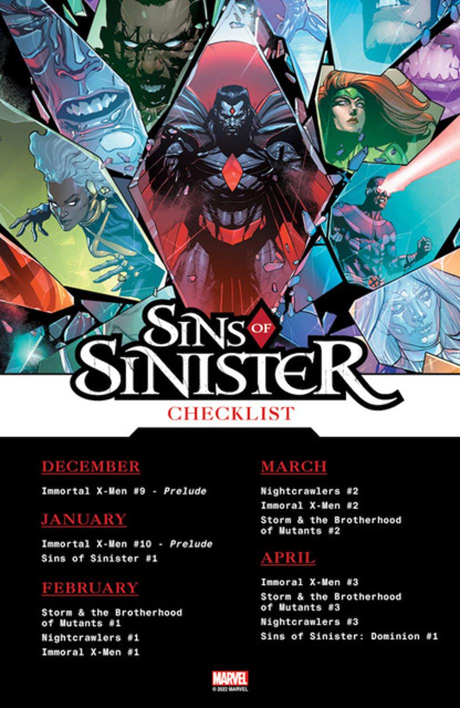 Sins-Of-Sinister-Checklist