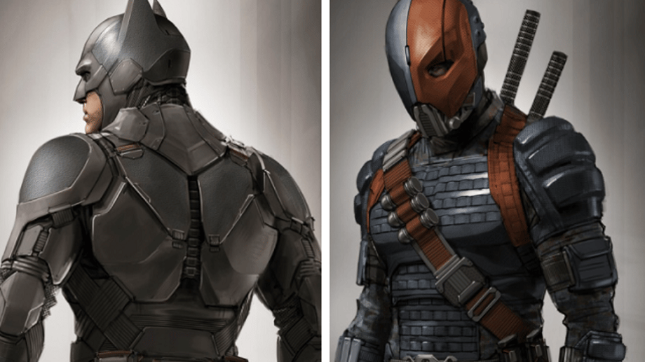 THE BATMAN: Concept Art From Ben Affleck's Movie Reveals New Costumes For Deathstroke And The Dark Knight