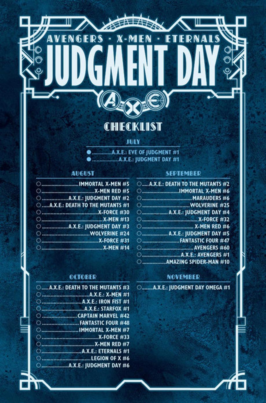 AXEJudgment-Day-Checklist