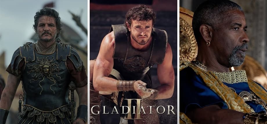 GLADIATOR II: Paul Mescal Squares Off With Pedro Pascal & Denzel Washington In Epic First Trailer