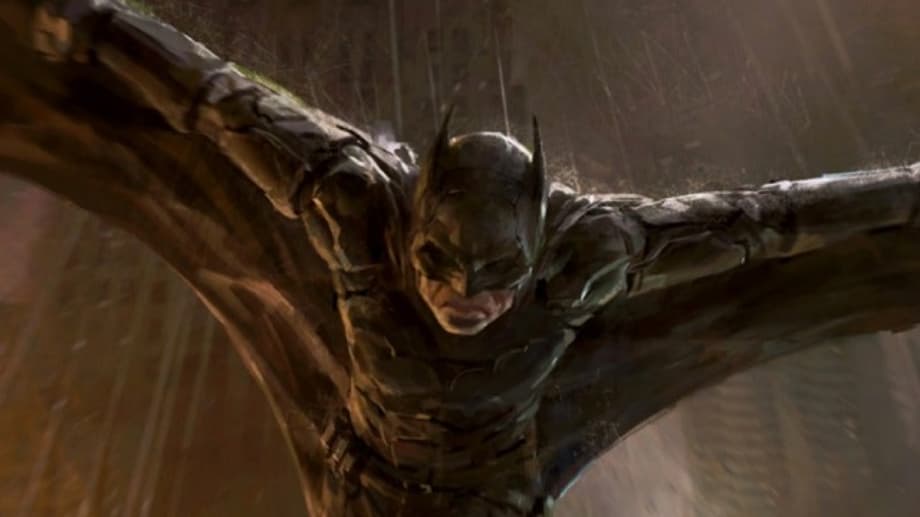 THE BATMAN Concept Art Reveals Batsuit Designs, Wingsuit, And Closer Look At The Dark Knight's Grapnel Gun