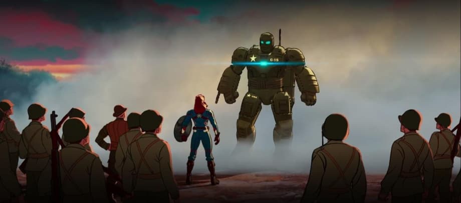 skinny steve as iron man