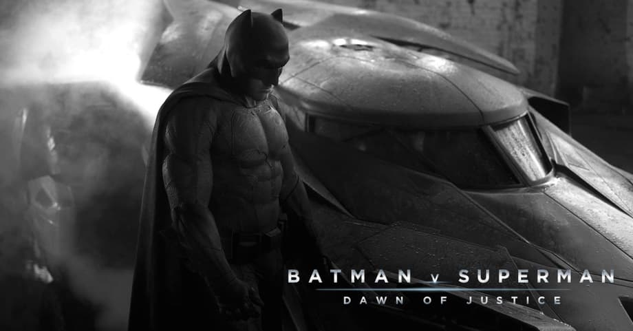 BATMAN V SUPERMAN: The Dark Knight Admires His Ride In Incredible New Behind-The-Scenes Images