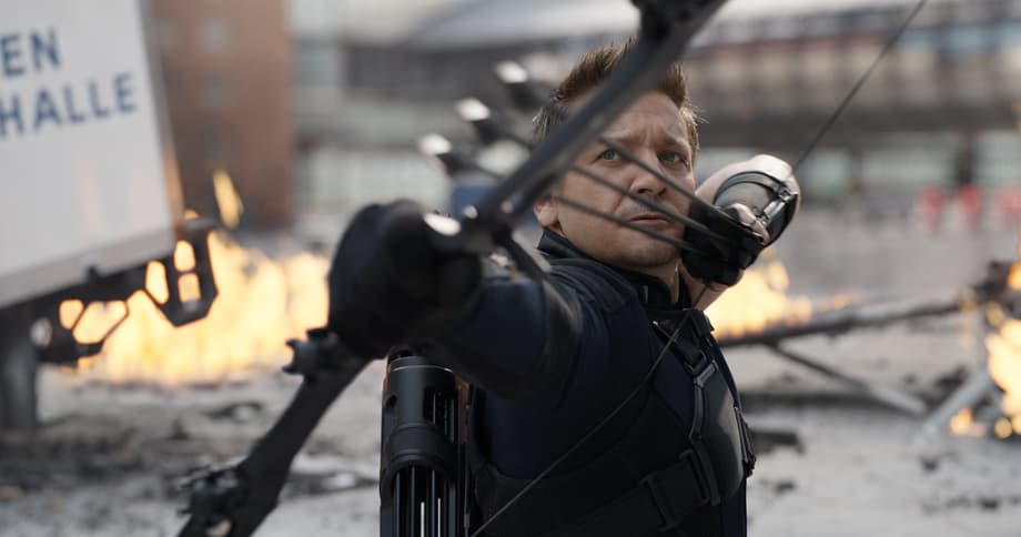'Hawkeye' Returns Just In The Nick Of Time For #TeamCap In New CAPTAIN AMERICA: CIVIL WAR Clip