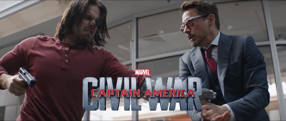 UPDATE: The 'Winter Soldier' Lays Waste To #TeamIronMan In Intense New Clip From CAPTAIN AMERICA: CIVIL WAR