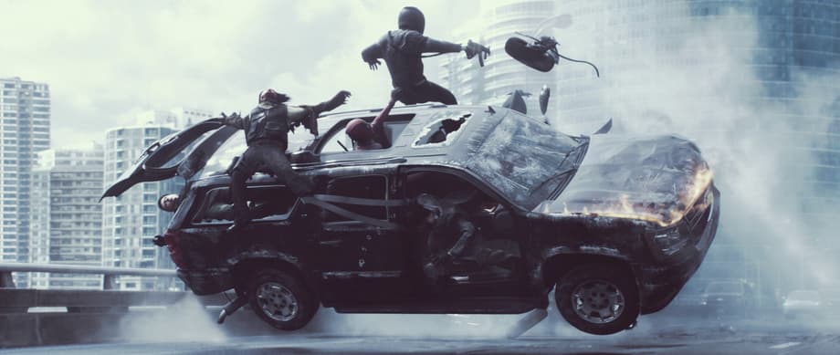 Amazing New VFX Breakdown For DEADPOOL Walks You Through That Wild Highway Chase